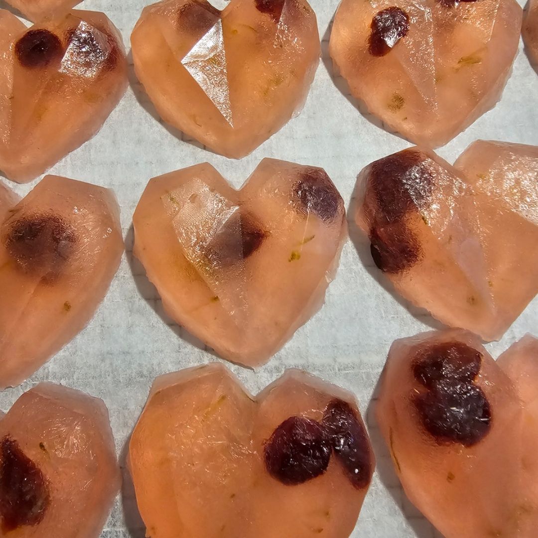 heart shaped candy